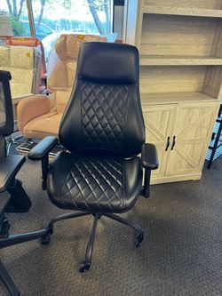 Home Office Desk Chair High Back Office Rubber Chair Casters Ergonomic Computer Chair with Lumbar Support Adjustable Height Rolling Swivel Chair Execu