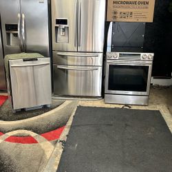 Samsung Refrigerator Stove Microwave Dishwasher