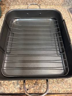 Nonstick Roasting Pan with Rack
