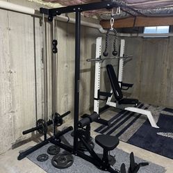 Titan Fitness Lat Pulldown Plate Loaded