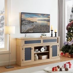 Wood Farmhouse TV Stand living room