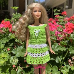  Barbie Green Dress 