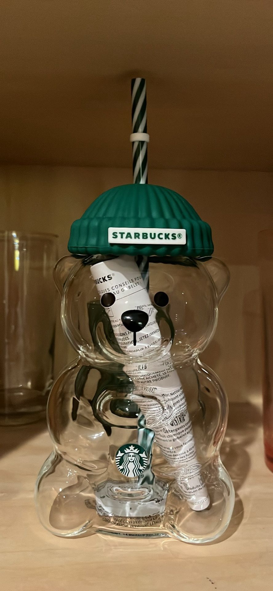 Starbucks Bearista Glass Bear X2