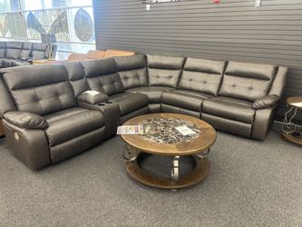 Leather Sectional Easy Financing
