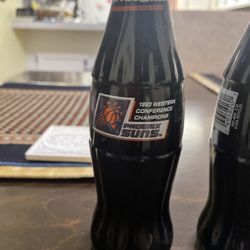 Coke Promo Suns 1993 Full Bottle 6 Pack