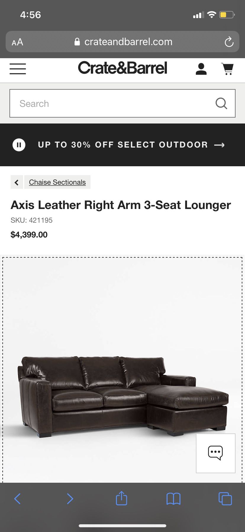 Brown Leather Couches *Mint*