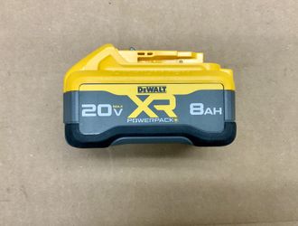 Dewalt Lithium Ion 8Ah 20v Max Li-ion Battery XR Powerpack Rechargable Interchangeable Tool Construction Job Site Professional DIY Home DCB2108