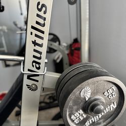 Nautilus Work Out Set And Home Gym