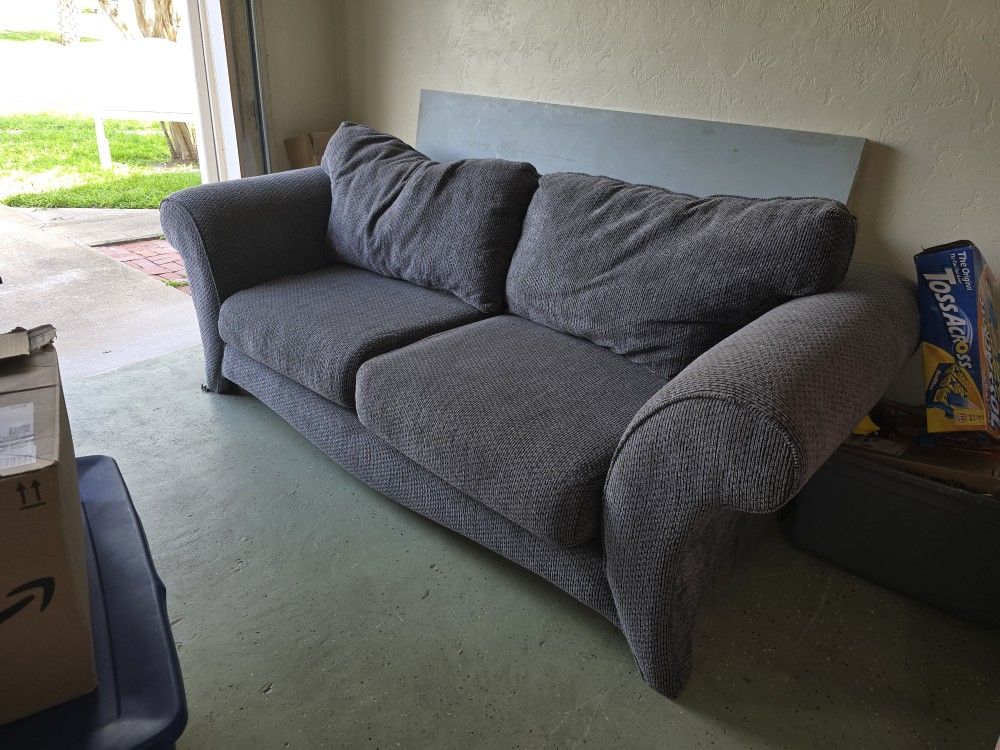 Blue-Gray Couch
