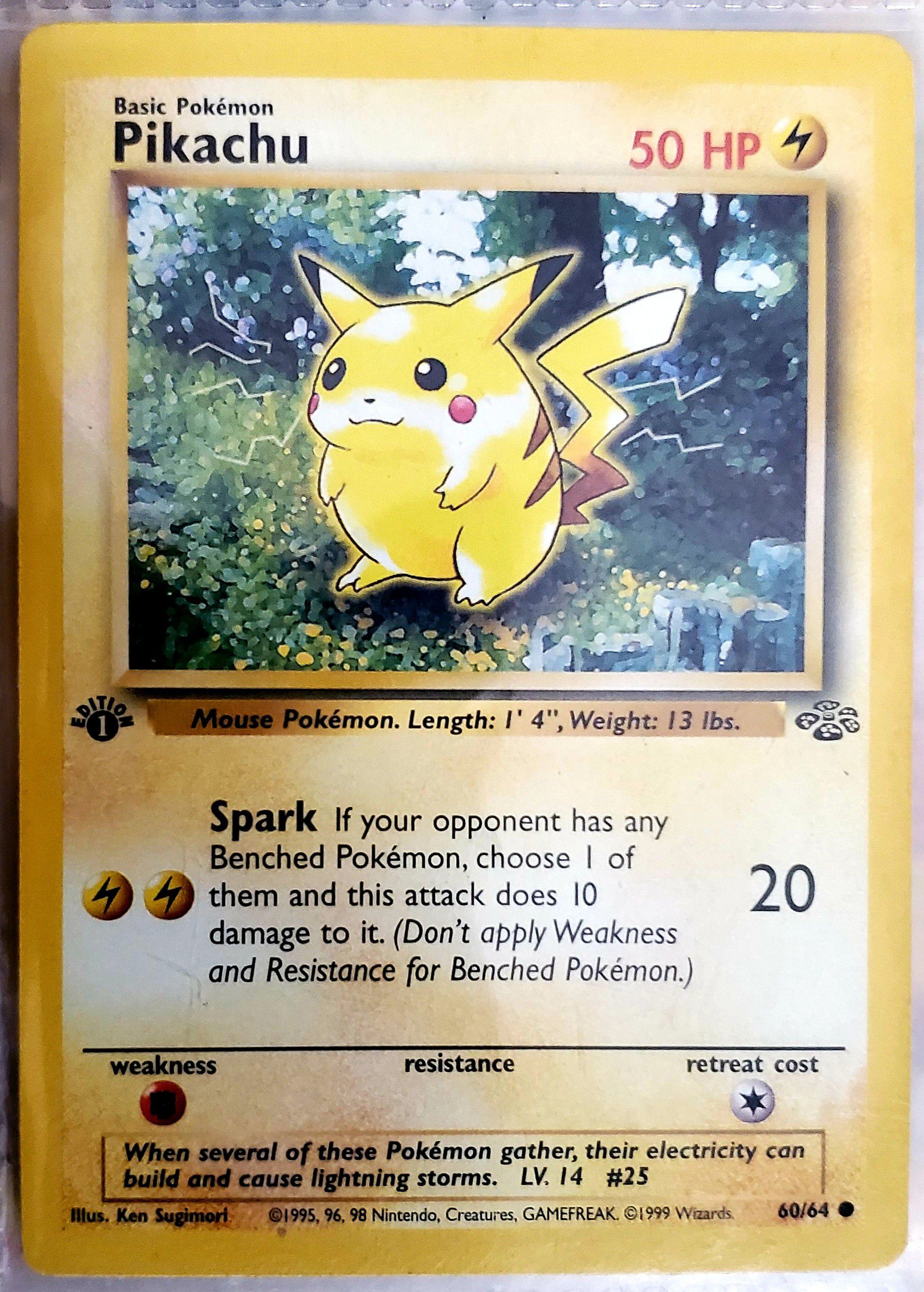1st Edition Pikachu Pokemon Card