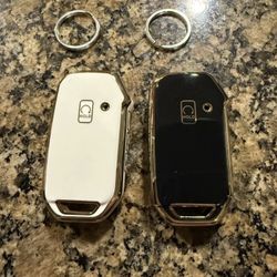 OFFCURVE  For KIA Sportage Soul Telluride K5 Car Remote Key Fob Cover Shell Case