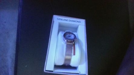Geneva Genuine Diamond collection Womens watch.