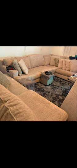 Large U-Shaped Sectional Sofa