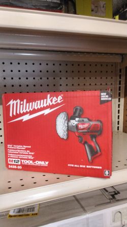 MILWAUKEE M12 VARIABLE SPEED POLISHER/SANDER (TOOL ONLY)