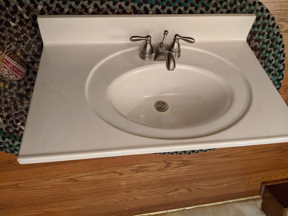 Vanity top and faucet ONLY