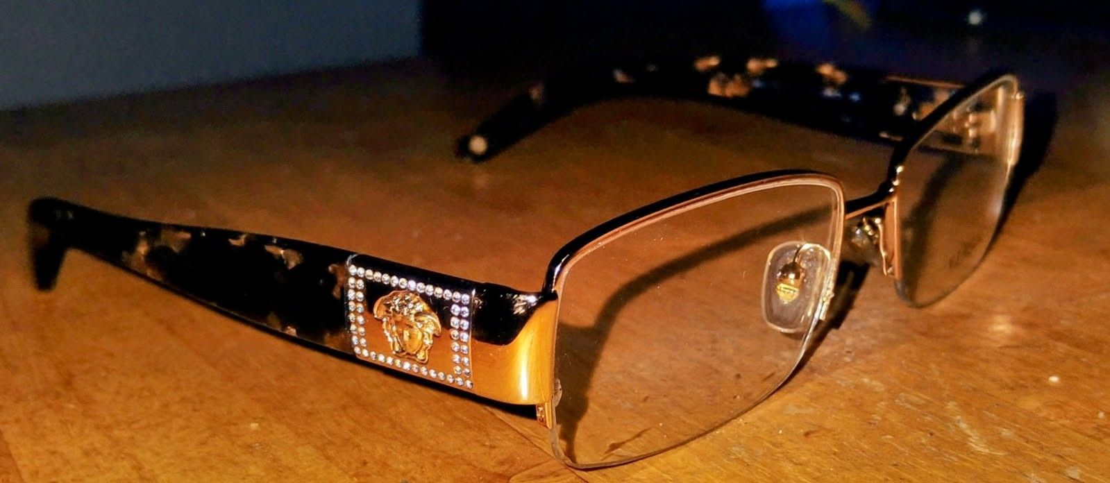 Versace Metal Gold Glasses
