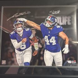 Cam Skatteboo & Jaxon Dart Autograph Picture Frame