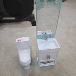 🚽✨ Tiny Tinkles & Sparkly Sinks – Adorable Bathroom Playset!