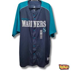 Brand New  Old School Vintage Seattle Mariners Baseball Jersey 