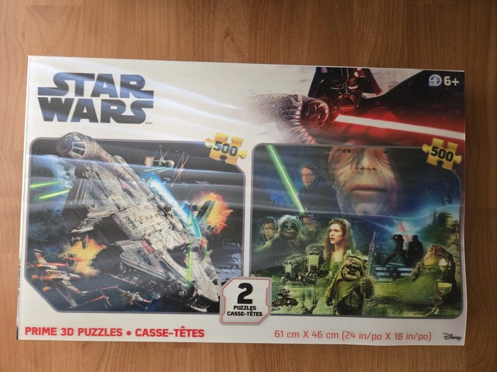 2 3D Puzzles STAR WARS
