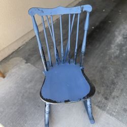 Vintage (1960) Solid Wood Child’s Rocking Chair