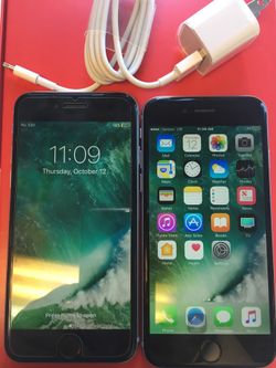 Factory unlocked apple iphone 6, store warranty $120 each