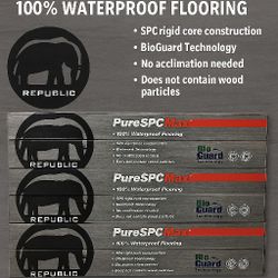 Republic PureSPC Max – The Creek SPC Waterproof Flooring (7.5 Boxes)