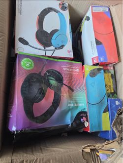 Gaming controllers and headphones