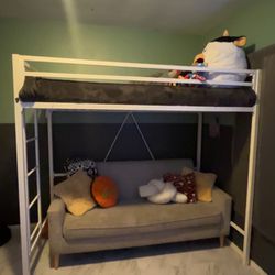 Loft Bed With Couch 