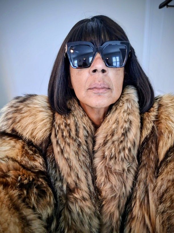 Genuine diane fur's Finnish Raccoon Coat