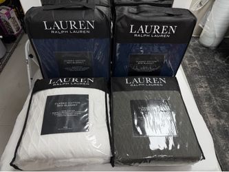 Brand new Ralph Lauren classic 100% cotton Bed blankets full/queen and king
