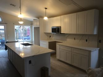 Granite man installation, fabrication custom work