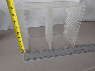 Clear Plastic CD Tower Rack