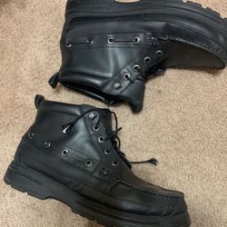 Black Size 12 Polo Sport Never Worn By Me And Shoe Strings Messed Up