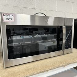 Brand New GE Microwave Stainless Steel 30” Over The Stove 
