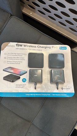 Biolabs 15W Wireless Charging Pad 2-pack