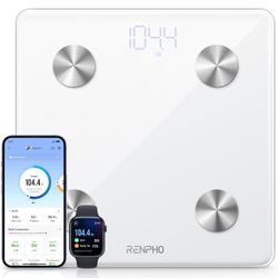 RENPHO Smart Scale, Digital Bathroom Scale for Weight, Scale with BMI, Body Fat, Muscle Mass Etc