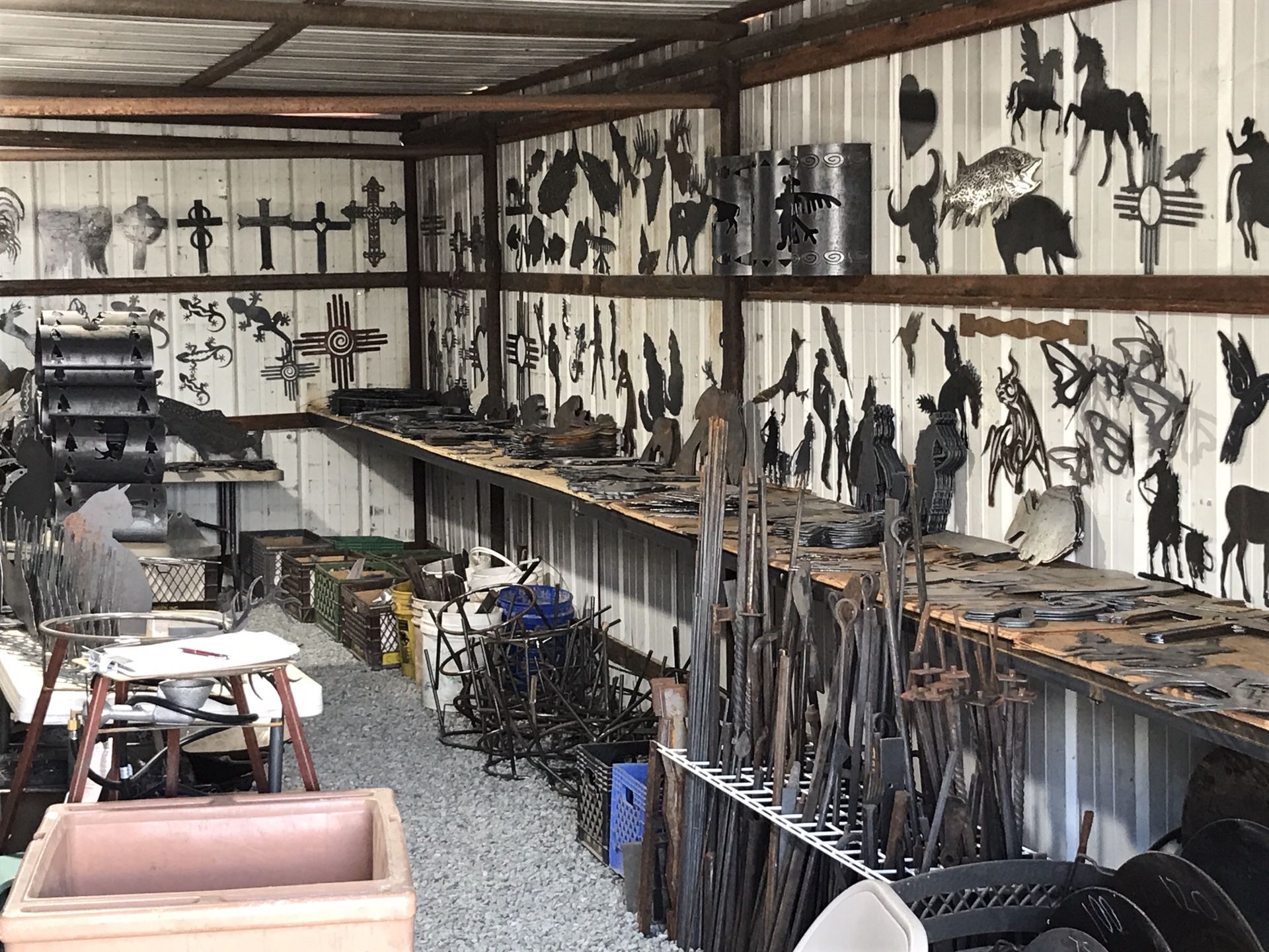 Steel Silhouettes $1 per inch long