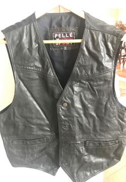 Leather vest lightly used