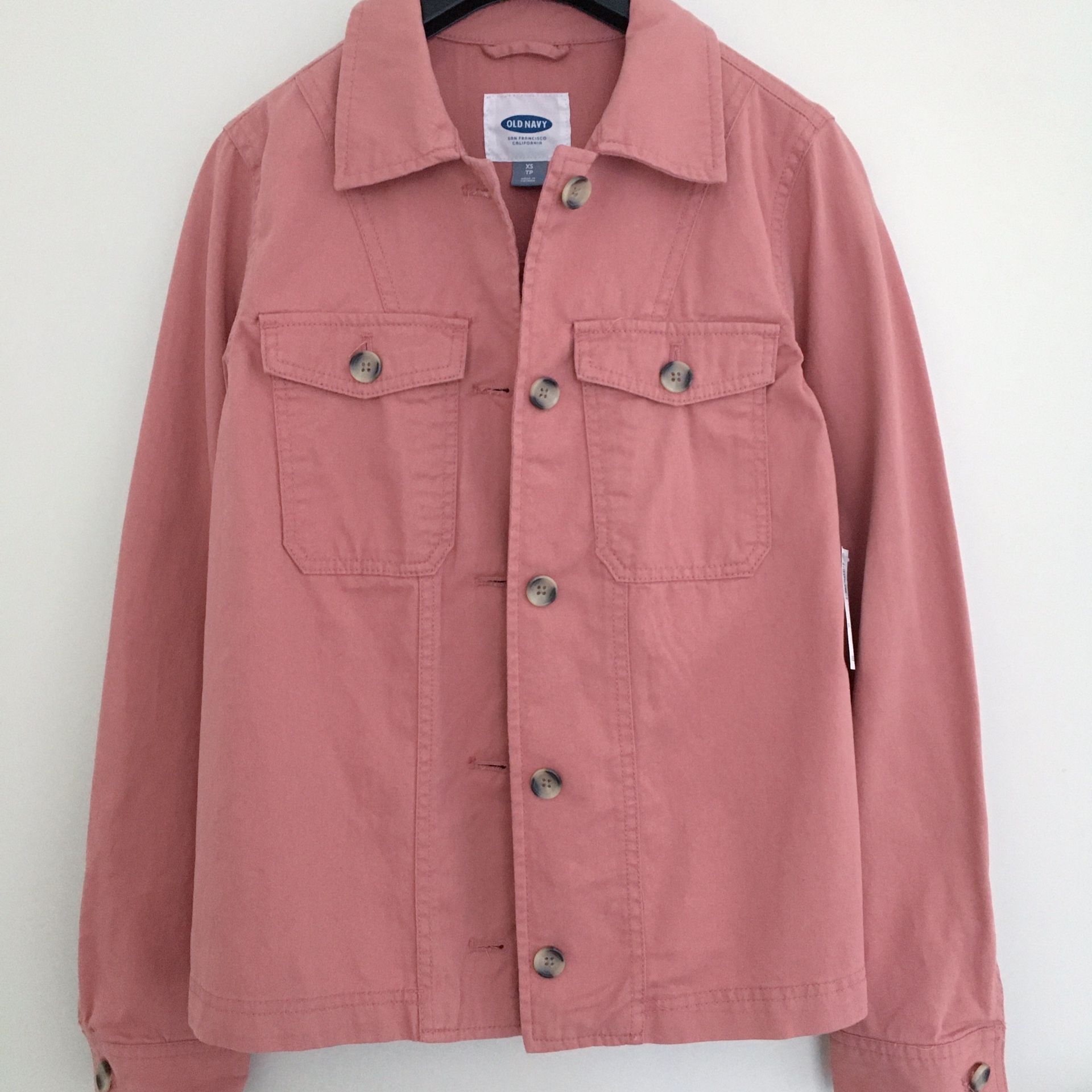 Old Navy Cotton Utility Swing Shirt Jacket Chore Jacket (like Madewell !)