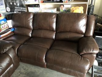 Leather couch