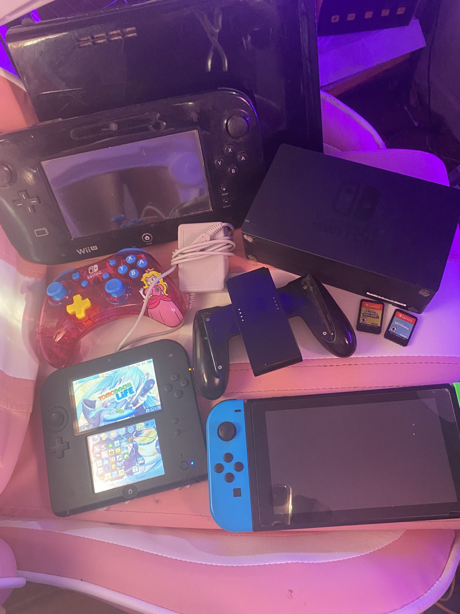 🎀 Nintendo Switch Bundle (Wii U + 2DS Included)
