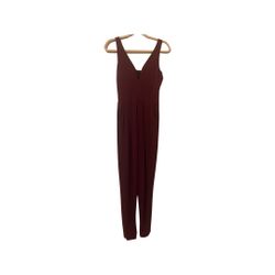 Burgundy Jumpsuit 