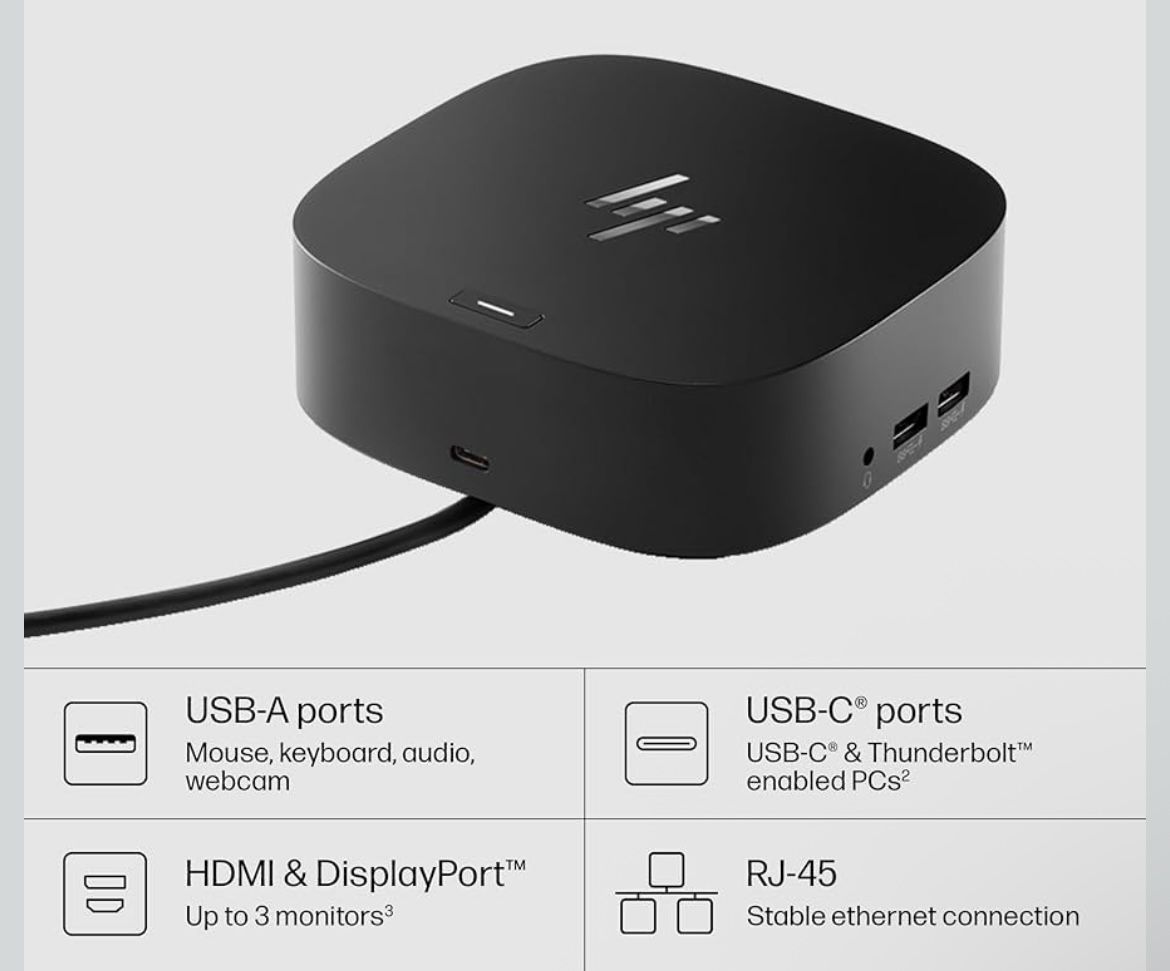 HP USB-C Dock G5-11-in-1 Adapter