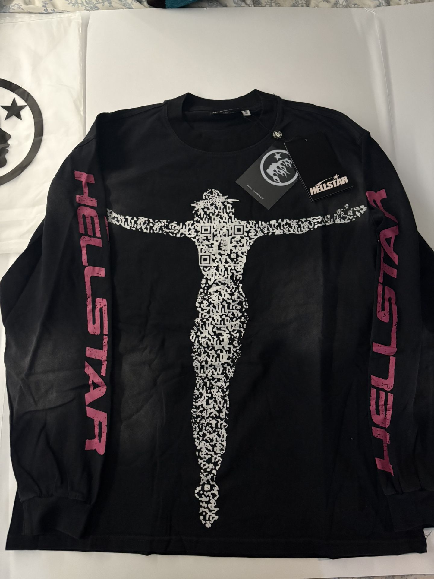Hellstar Qr Christ L/S Tee Black