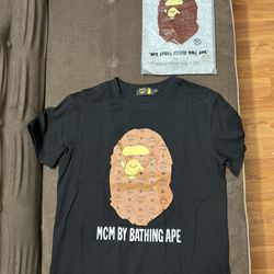 Bape X MCM Shirt Size Medium 