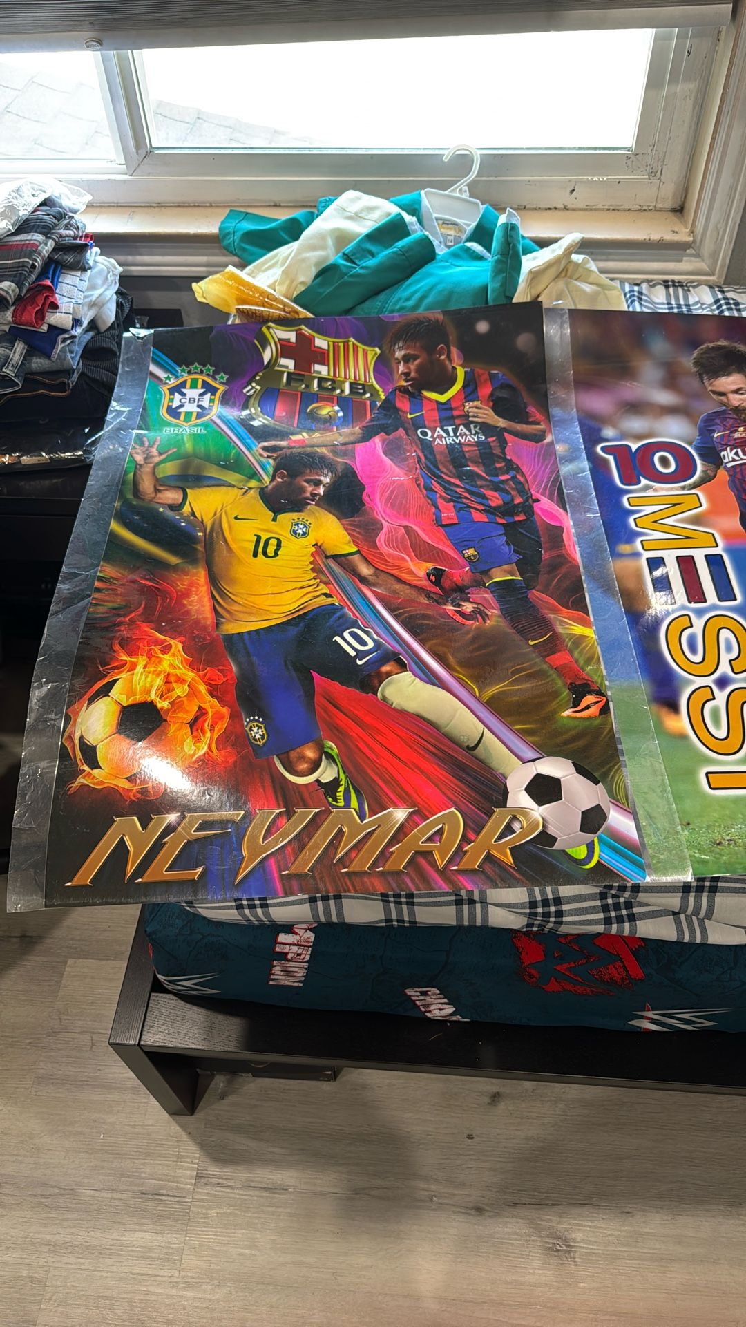 3 Messi and Neymar FC Barcelona Posters