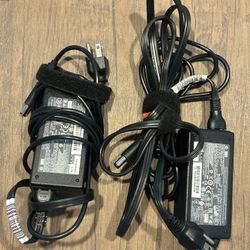 Lot Of 2 Genuine HP Laptop Charger AC Power Adapter TPC-LA58 65W