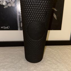 Venti Starbucks Studded Matte Black Tumbler