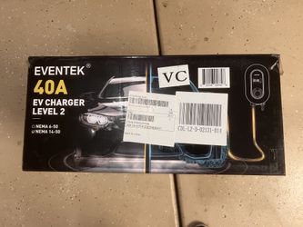 Eventek 40A Level 2 EV Charger NEMA 14-50